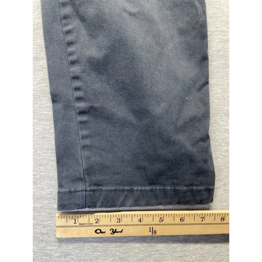 Banana Republic Chino Pants Mens 32x30 Gray Cotton Stretch Straight Leg Casual